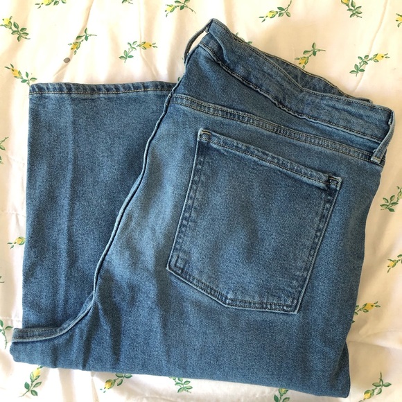 Old Navy Blue Sky High Wide Leg Jeans Size 18 - Picture 4 of 16